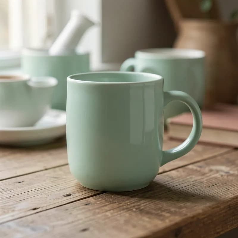 Mint Green Mugs