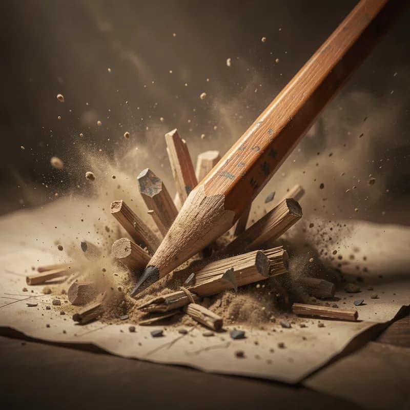 Pencil Lead and Dust