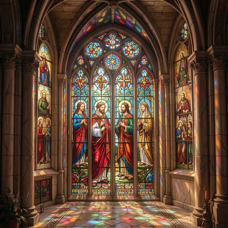 The Stained Glass Morning