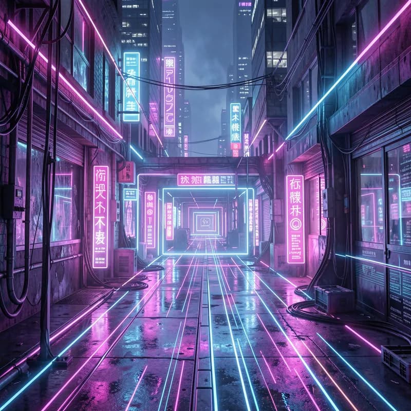 Neon Static