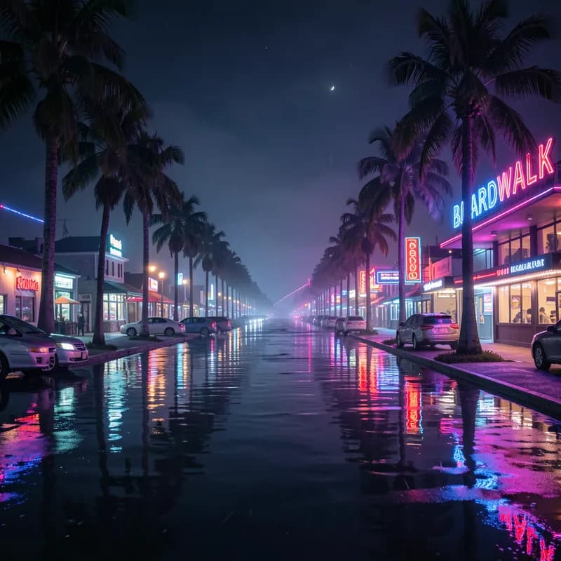 Neon Boardwalk