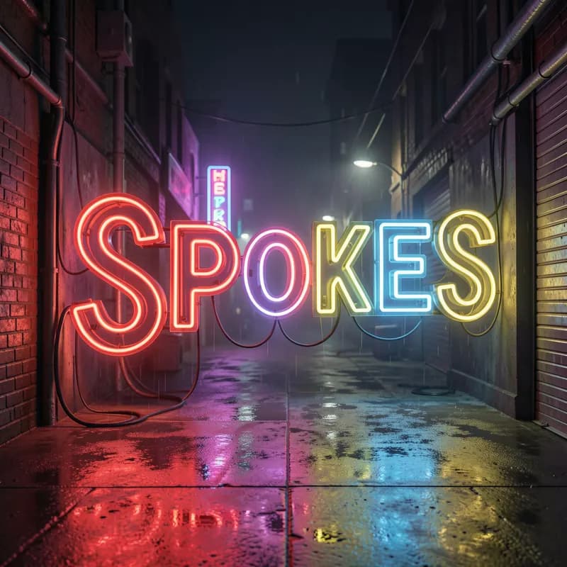 Neon Spokes