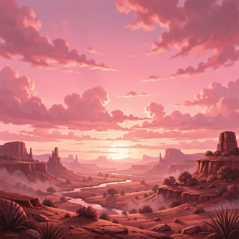 Pink Sky Strangers