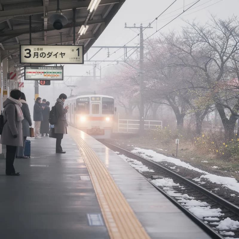 3月のプラットホーム